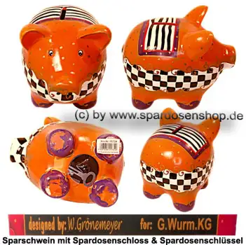 Sparschwein MittelSparschwein Art Design 4 Gesamt 600